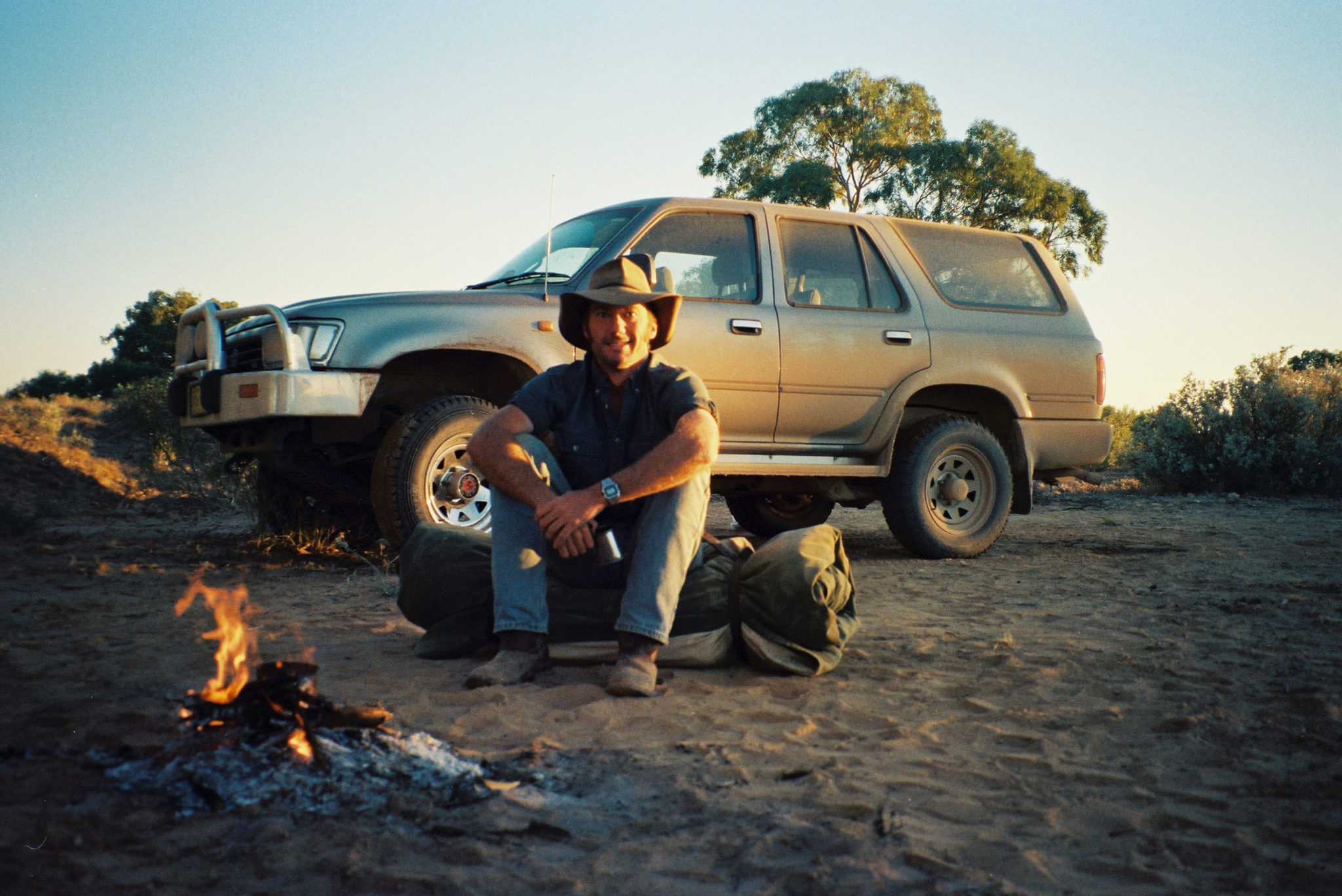 Dinner Camp 1, Oodnadatta Track, NT, 2002